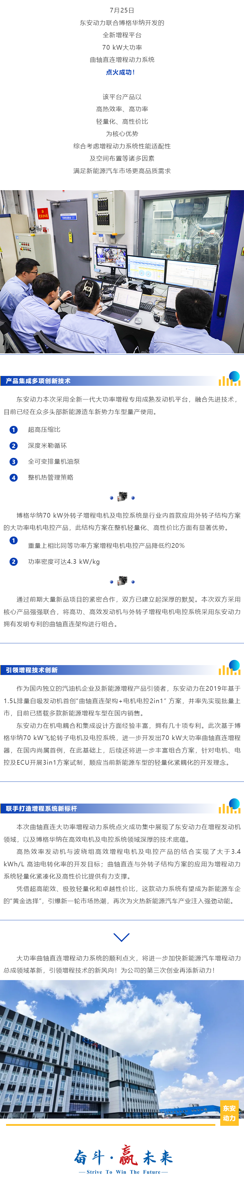产品突破·极致创新 _ AGGAME·(中国区)集团官方网站、博格华纳联合开发曲轴直连大功率增程动力系统点火成功